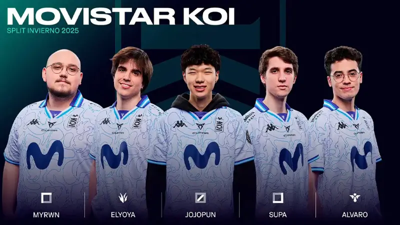 MKOI sẽ giữ nguyên toàn bộ đội hình LEC cho năm 2026