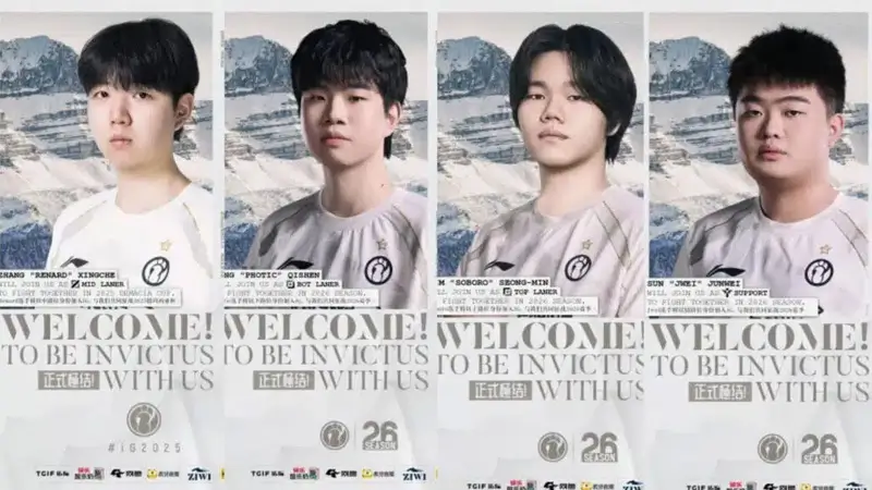 Invictus Gaming thay máu lực lượng lớn cho mùa giải 2026